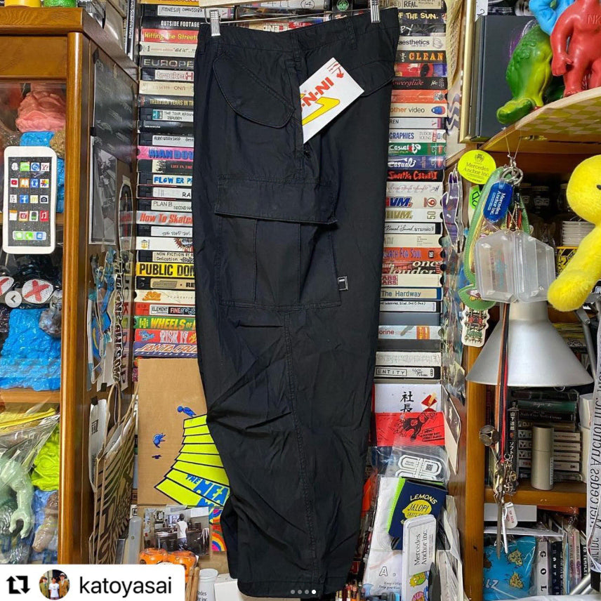 [SOLD OUT] Brochure TROOPER2 카고 팬츠 블랙 L