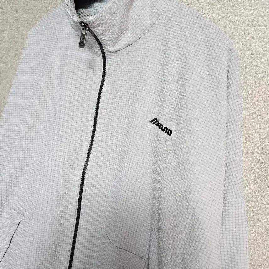 [BUNJANG] Mizuno Seersucker Oversized Jacket / 미즈노 시어서커 오버핏 자켓 m