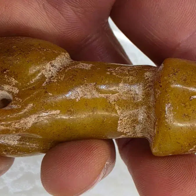 [BUNJANG] Unknown Brand Yellow Jade Artifact / 고옥에강옥 남근황옥