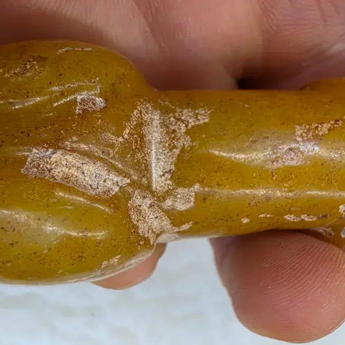 [BUNJANG] Unknown Brand Yellow Jade Artifact / 고옥에강옥 남근황옥