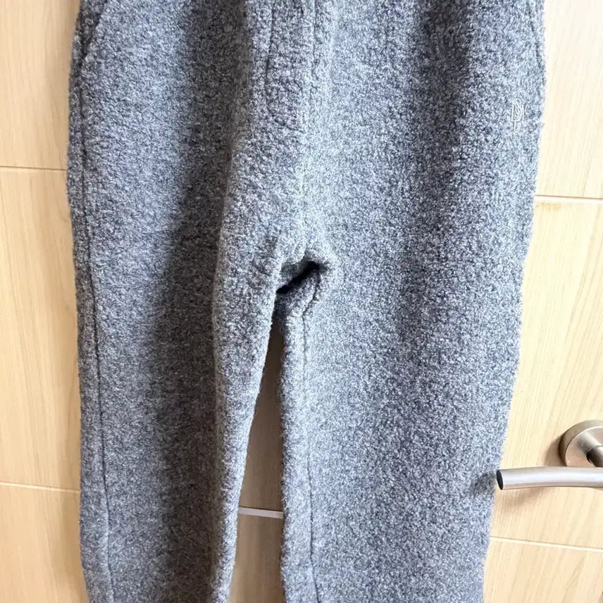 [BUNJANG] In Silence Wide Boucle Pants Charcoal / 인사일런스 와이드 부클 팬츠 CHARCOAL