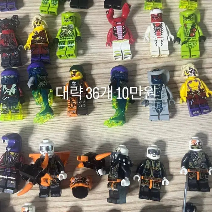[SOLD OUT] 레고 닌자고 미니피규어 모음