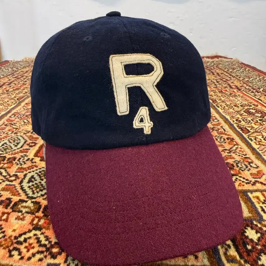 [BUNJANG] Polo Ralph Lauren Wool Two-Tone Academy Cap / 폴로 랄프로렌 울 투톤캡 레어템
