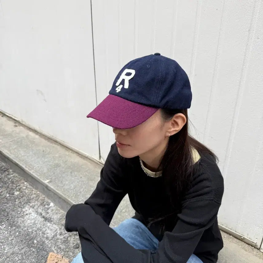 [BUNJANG] Polo Ralph Lauren Wool Two-Tone Academy Cap / 폴로 랄프로렌 울 투톤캡 레어템