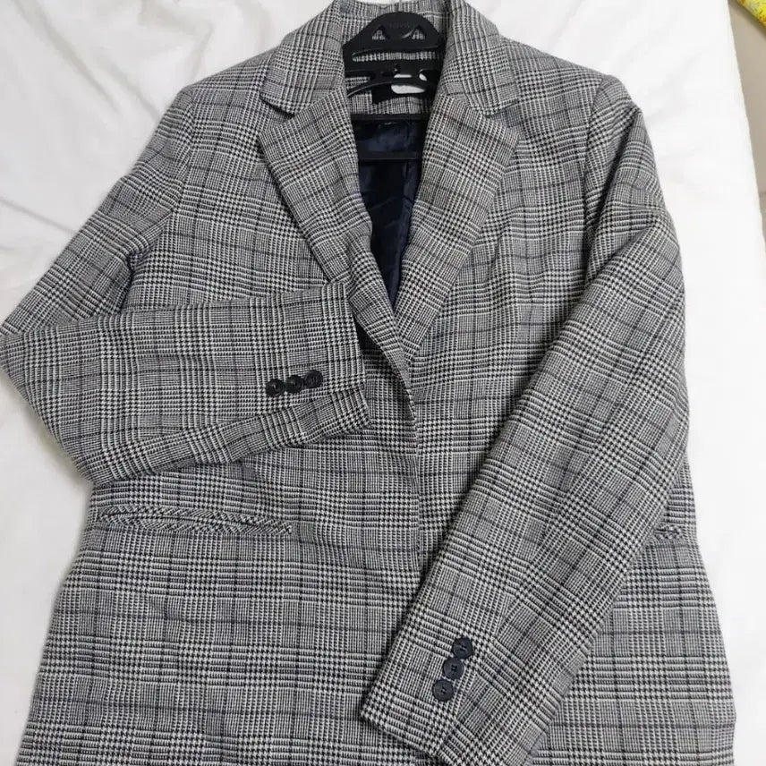 [BUNJANG] DeWL Spring/Autumn Check Loose Fit Jacket / 듀엘봄가을자켓 체크루즈핏자켓55
