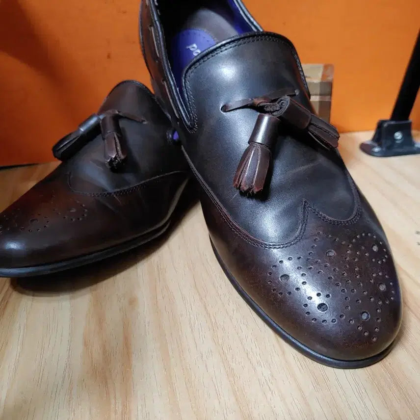 [BUNJANG] Esquire Portfolio Leather Loafers (260) / 에스콰이어 포트폴리오 천연가죽 로퍼(260)