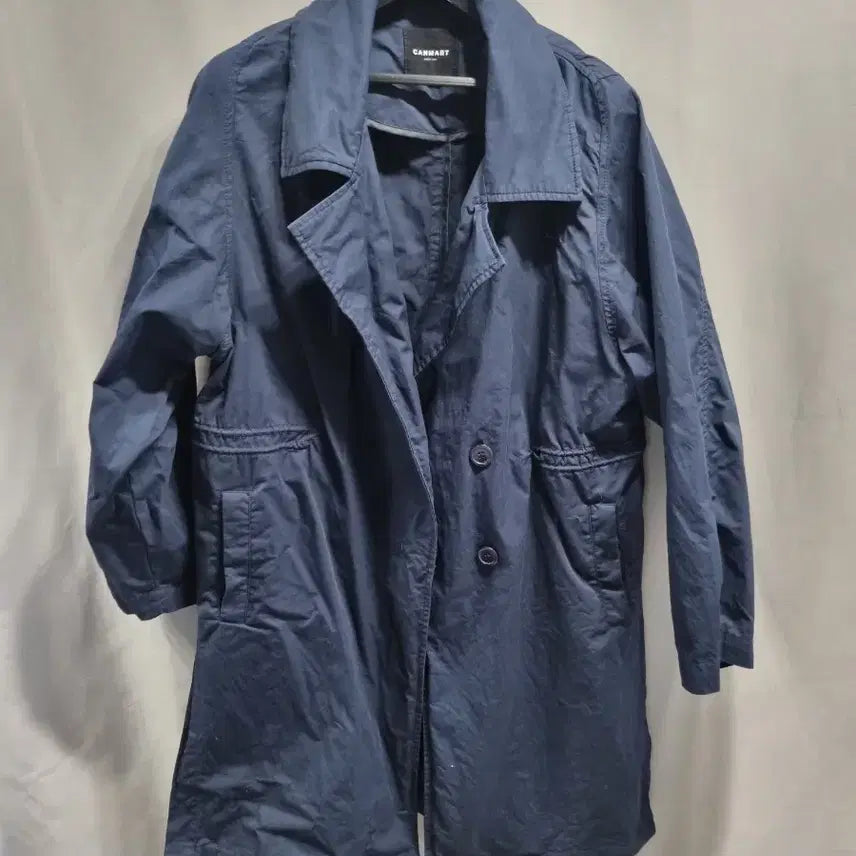 [BUNJANG] canmart Navy Trench Coat / canmart 네이비 트렌치 코트