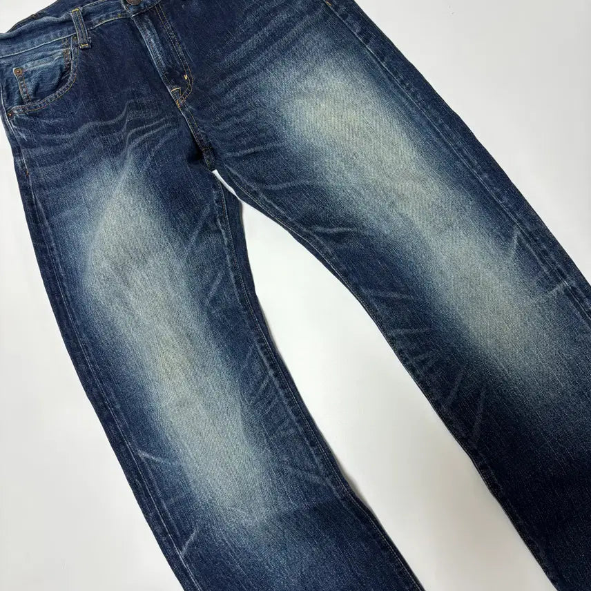 [BUNJANG] Bobson Special Edition Straight Denim Pants / 밥슨(Bobson) 스페셜 에디션 스트레이트 데님 팬츠