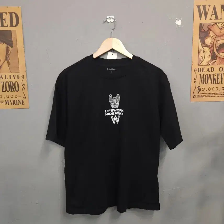 [SOLD OUT] 라이프워크 블랙 반팔 티셔츠