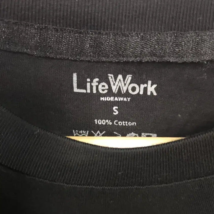 [SOLD OUT] 라이프워크 블랙 반팔 티셔츠