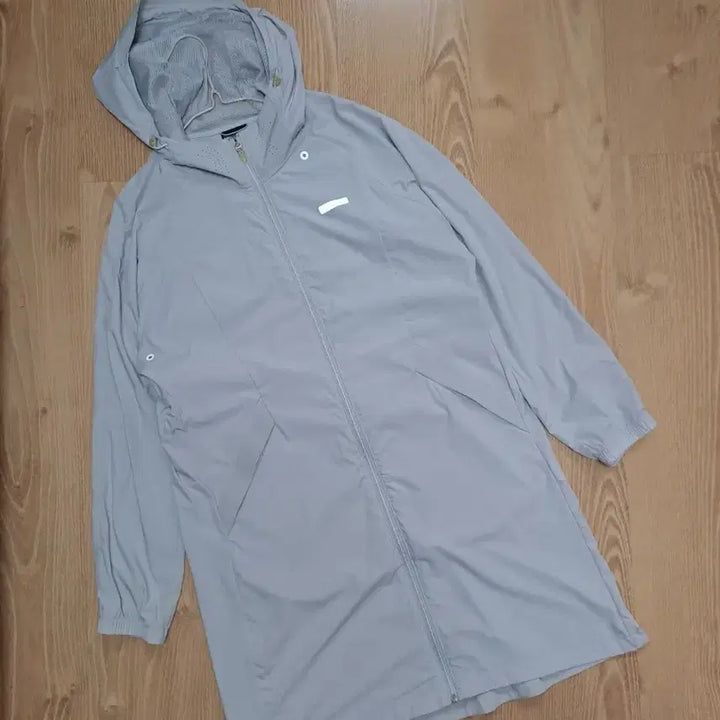 [BUNJANG] Discovery Long Windbreaker (Gray) - Women&