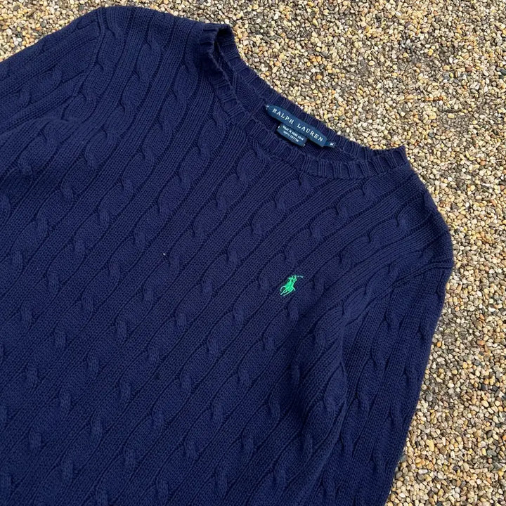 [BUNJANG] 폴로(POLO RalphLauren)네이비 케이블 니트 / 폴로(POLO RalphLauren)네이비 케이블 니트