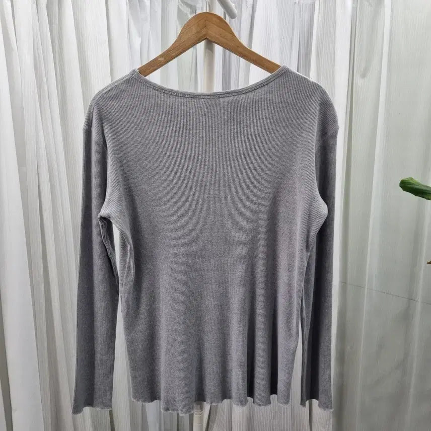 [BUNJANG] DKNY 클래식 잔골지 내츄럴 커팅 스티치 티셔츠 1967 / DKNY 클래식 잔골지 내츄럴 커팅 스티치 티셔츠 1967