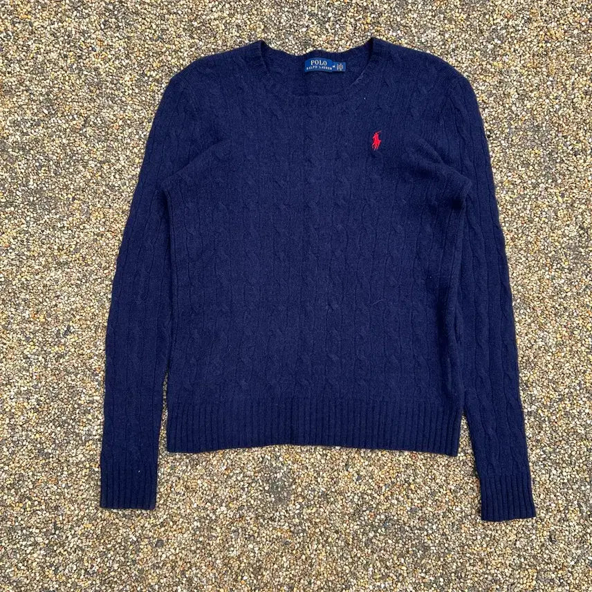 [SOLD OUT] 폴로(POLO RalphLauren)네이비 케이블 니트
