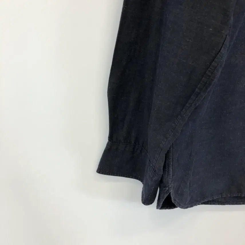 [SOLD OUT] 유니클로 헨리넥 린넨셔츠 XL 다크네이비