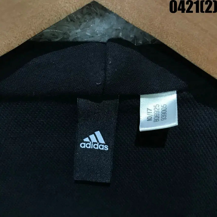 [SOLD OUT] 아디다스 블랙 후드 집업 m