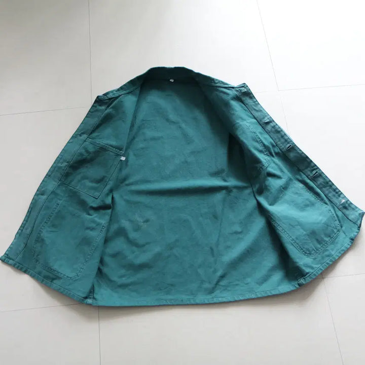 [SOLD OUT] 80s 프랑스 빈티지 그린 초어 워크자켓 (95-100)