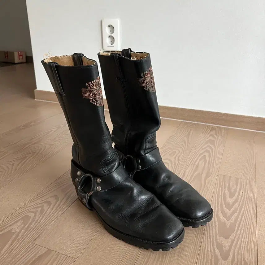 [BUNJANG] Harley Davidson Biker Boots / (데드스탁) 할리데이비슨 바이커 부츠