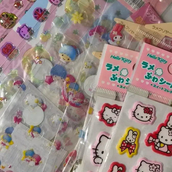 [BUNJANG] Sanrio Classic Stickers Bundle / 고전키티 스티커