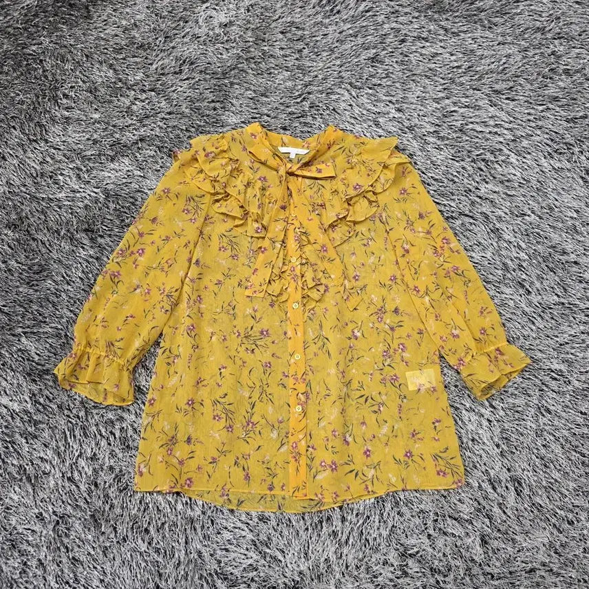 [BUNJANG] Olive Des Olive Floral Blouse / 올리브데올리브 프릴 플라워 블라우스/여성(2)/ST3172/새상품수준