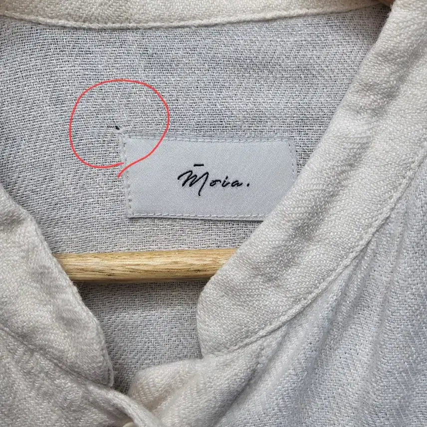 [BUNJANG] Moia Linen 100% Summer Outer Shirt Ivory / [FREE] 모이아(Moia) 린넨 100% 썸머 아우터 셔츠 아이보리