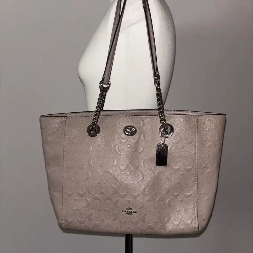 [BUNJANG] Coach Ivory Gray Shoulder Bag / Coach Ivory Gray shoulder bag