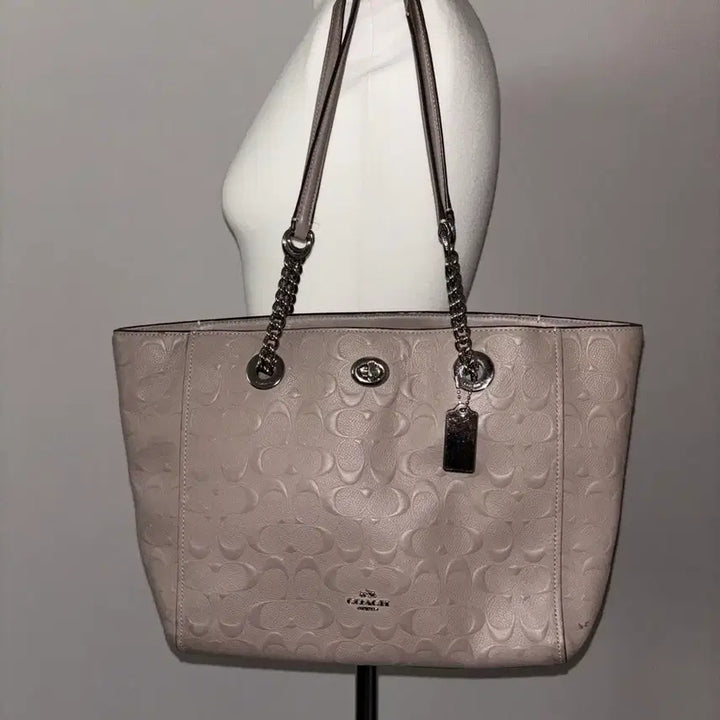 [BUNJANG] Coach Ivory Gray Shoulder Bag / Coach Ivory Gray shoulder bag