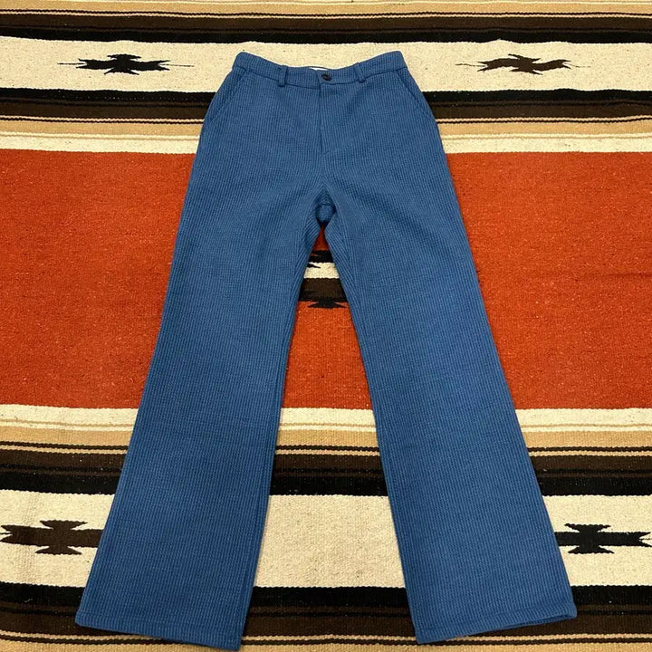 [BUNJANG] Enzo Blues Patterned Bootcut Pants / 엔조블루스 패턴 부츠컷팬츠