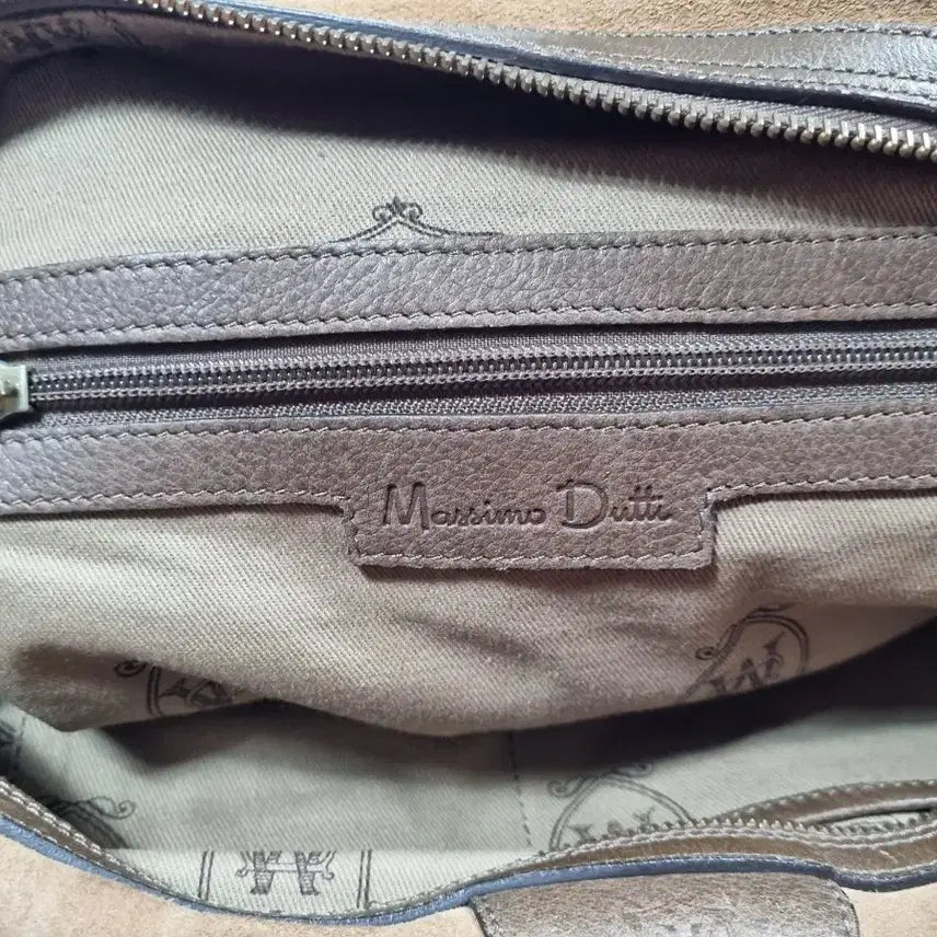 [BUNJANG] Massimo Dutti Suede and Leather Shoulder/Shopper Bag / 마시모두띠 천연 스웨이드및 가죽 숄더백 또는 쇼퍼백