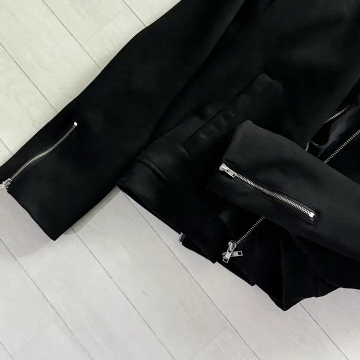 [BUNJANG] Suede Crop Jacket / 스웨이드자켓 크롭
