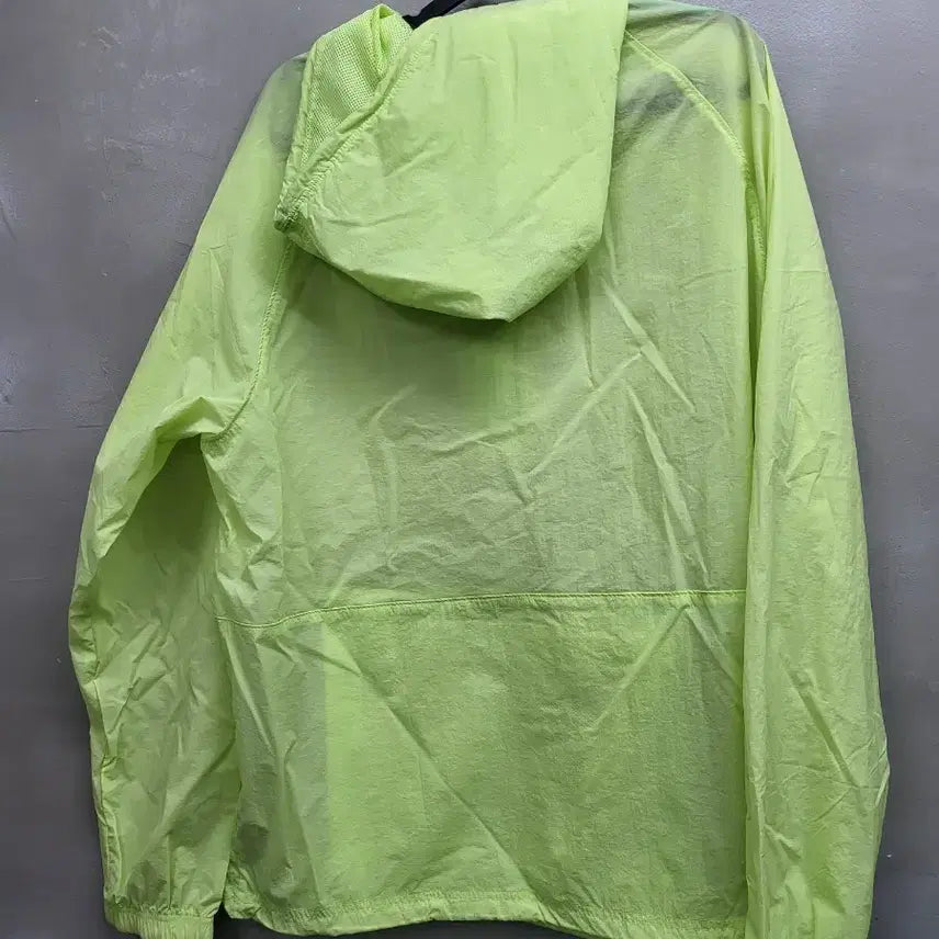 [SOLD OUT] 아디다스 형광색 후드 아노락 바람막이 가슴60 기장70