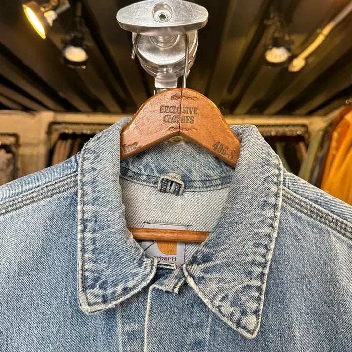 [BUNJANG] Carhartt Custom Denim Vest / [100]00s 칼하트 커스텀 데님 베스트 made in usa