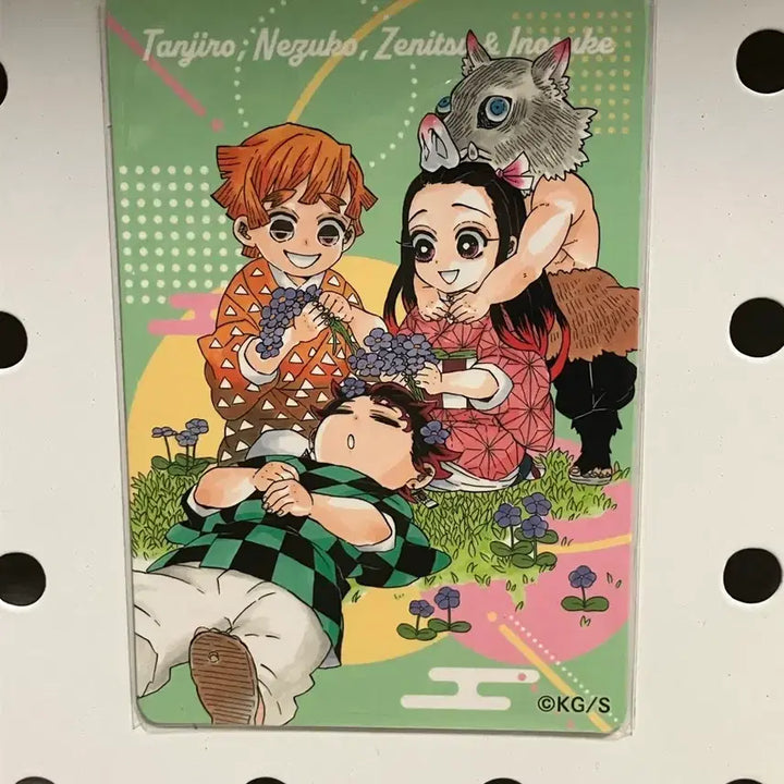 [BUNJANG] Demon Slayer: Kimetsu no Yaiba Original Art Magnet Set (Tanjiro, Zenitsu, Inosuke, Nezuko) / 귀멸의 칼날 원화 마그넷 탄지로 젠이츠 이노스케 네즈코