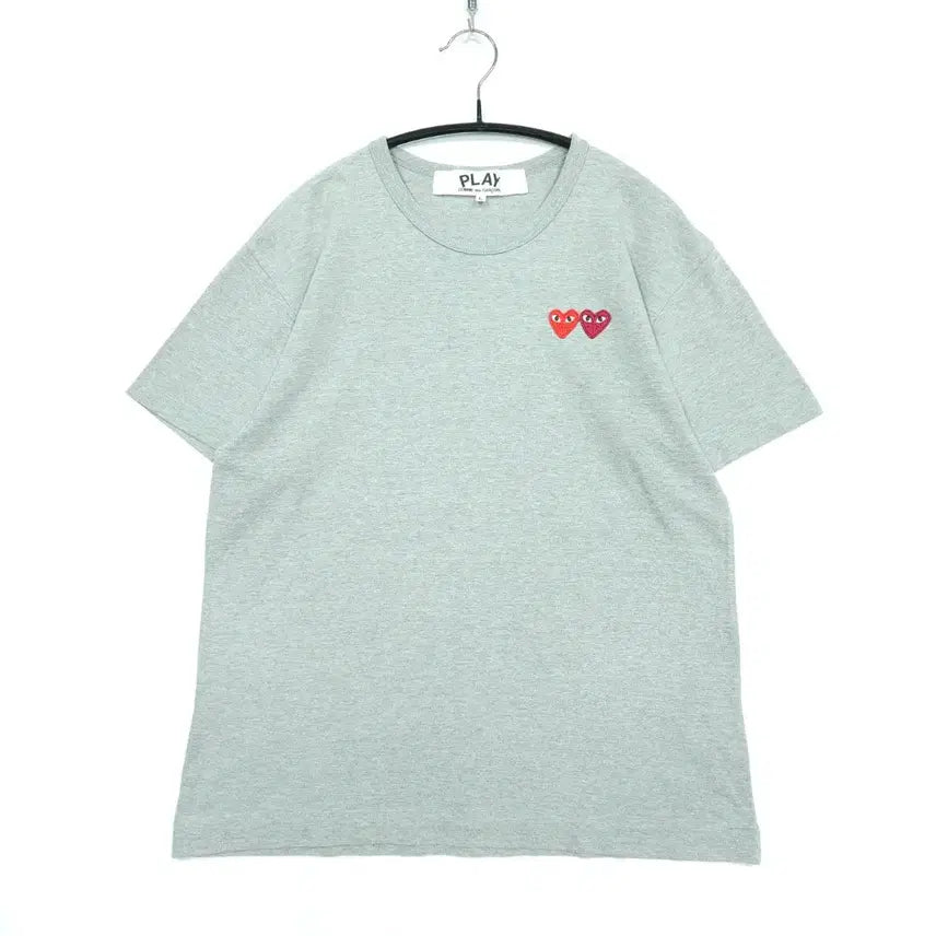 [BUNJANG] Comme des Garçons Double Wappen T-Shirt / 꼼데가르송 더블와펜 반팔 티셔츠