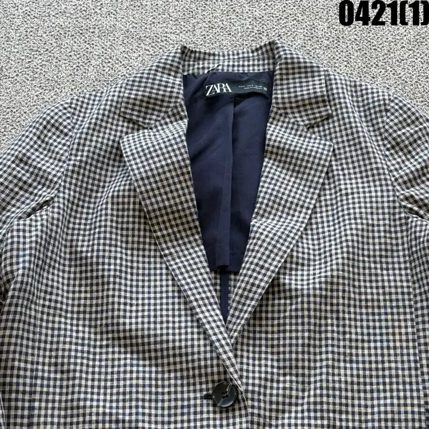 [BUNJANG] ZARA Checked Blazer Jacket (Women&