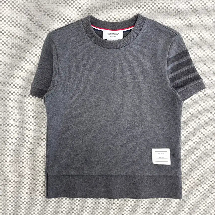 [BUNJANG] Thom Browne Classic Stripe Armband T-Shirt / [40]톰브라운 사선완장 반팔티