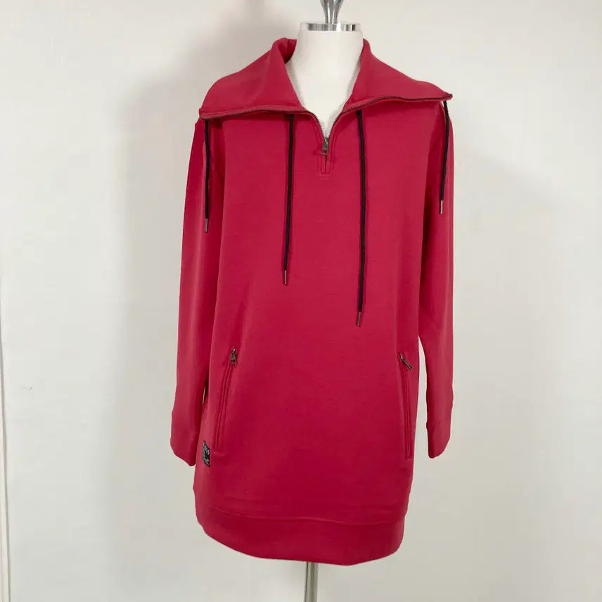 [BUNJANG] Corners Red Half Zip-up L / 코너스 레드하프집업L 호호상점