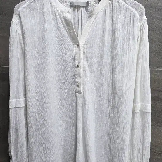 [SOLD OUT] VINCE 빈스 ,  버튼장식  벌룬 소매  블라우스