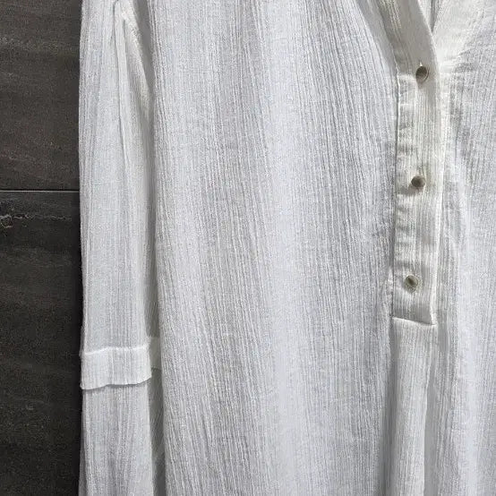 [SOLD OUT] VINCE 빈스 ,  버튼장식  벌룬 소매  블라우스