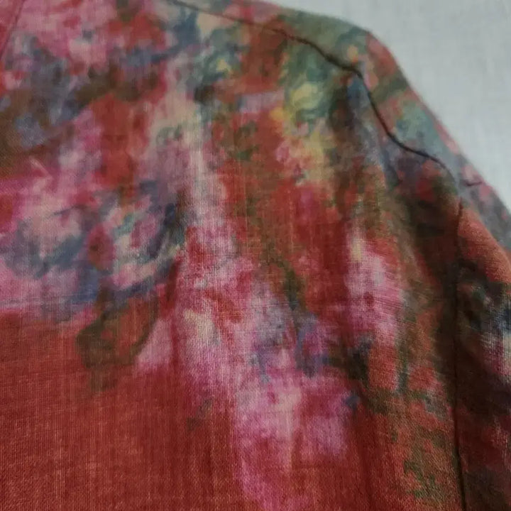 [BUNJANG] Linen Long Jacket (Size 77) / 새것)브랜드 린넨 롱자켓 천연염색77