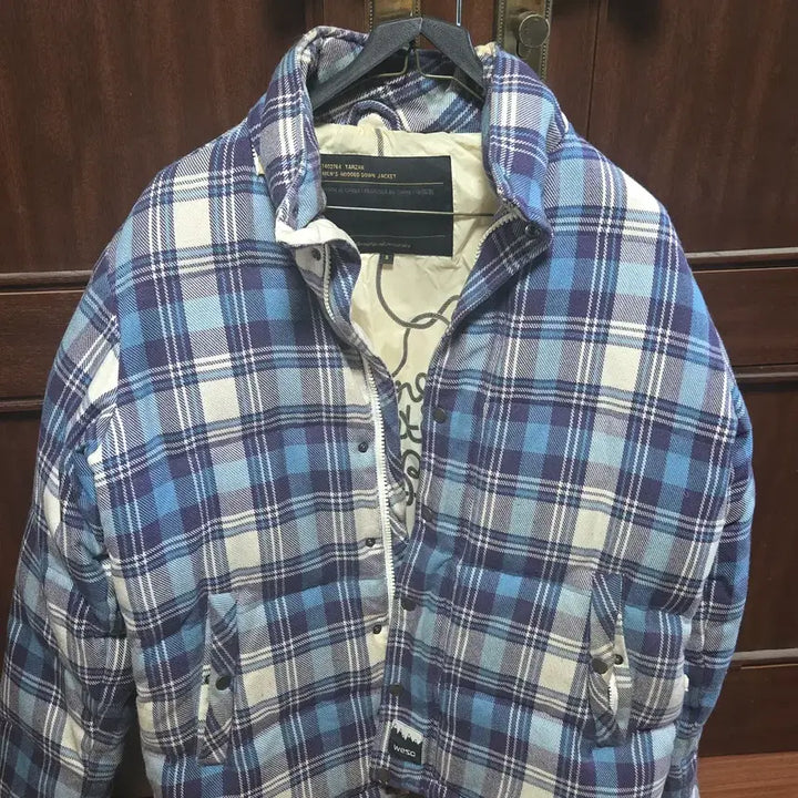 [BUNJANG] Wesc Check Padded Jumper Jacket / wesc 보드복 체크 패딩 점퍼