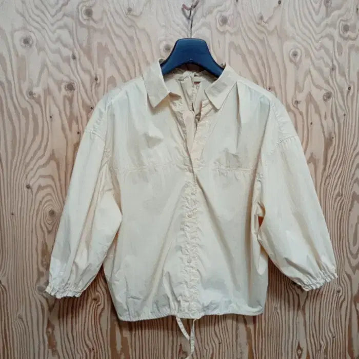 [BUNJANG] Time 22SS Back Ribbon Drawstring Blouse / 한섬 타임 22SS 백리본 드로스트링 브라우스
