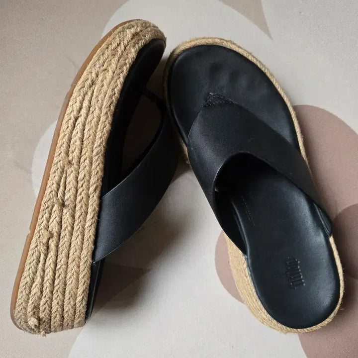 [BUNJANG] Fitflop Black Flip-Flop Sandals / 핏플랍 블랙 쪼리 샌들(225.무배)