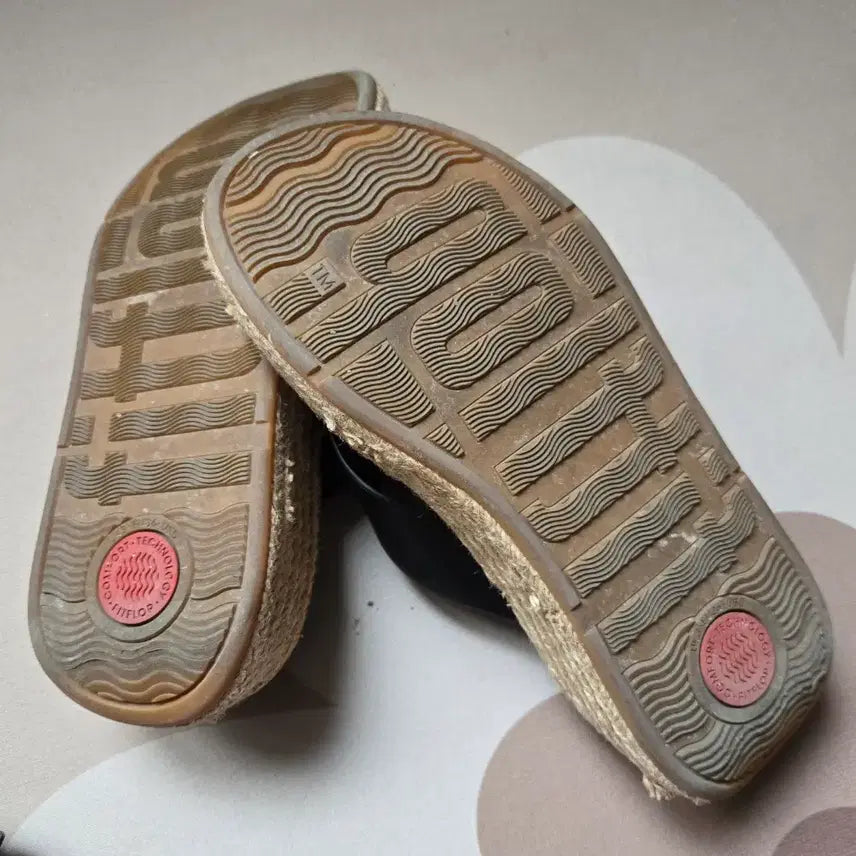 [BUNJANG] Fitflop Black Flip-Flop Sandals / 핏플랍 블랙 쪼리 샌들(225.무배)