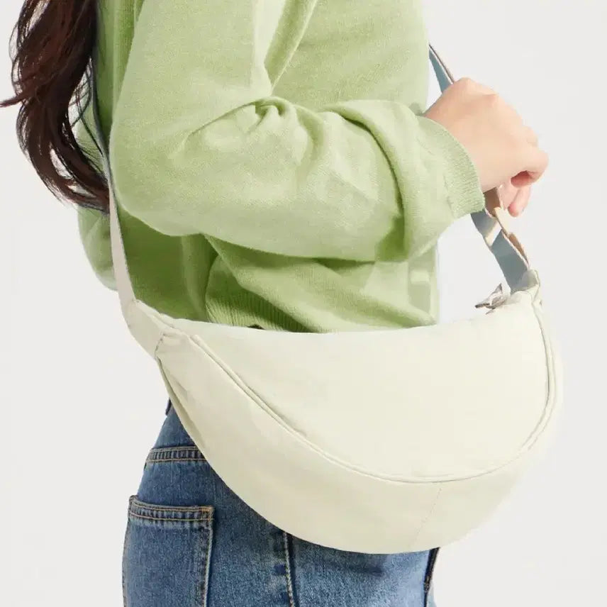 [BUNJANG] Ivory Cross Shoulder Bag / (새상품) 아이보리 크로스 숄더백