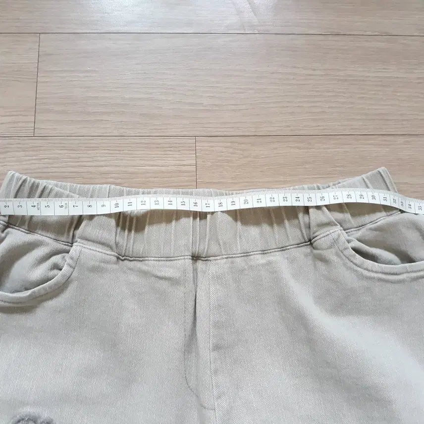 [SOLD OUT] 바지 면스판 밴딩 세미부츠컷 팬츠 2벌 일괄