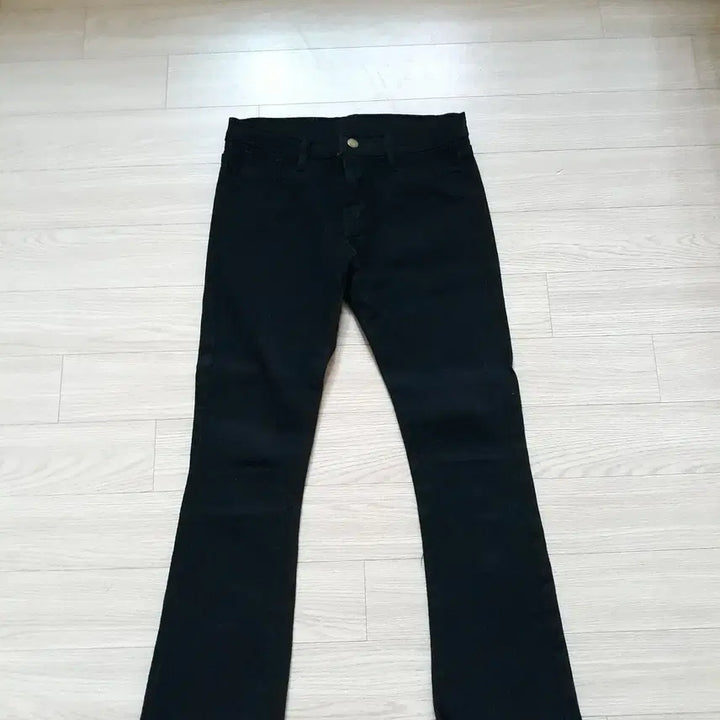 [SOLD OUT] 바지 면스판 밴딩 세미부츠컷 팬츠 2벌 일괄