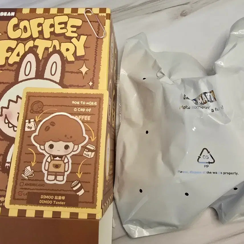 [BUNJANG] Pop Bean Dimoo Coffee Factory Doll / 팝빈 디무 커피팩토리