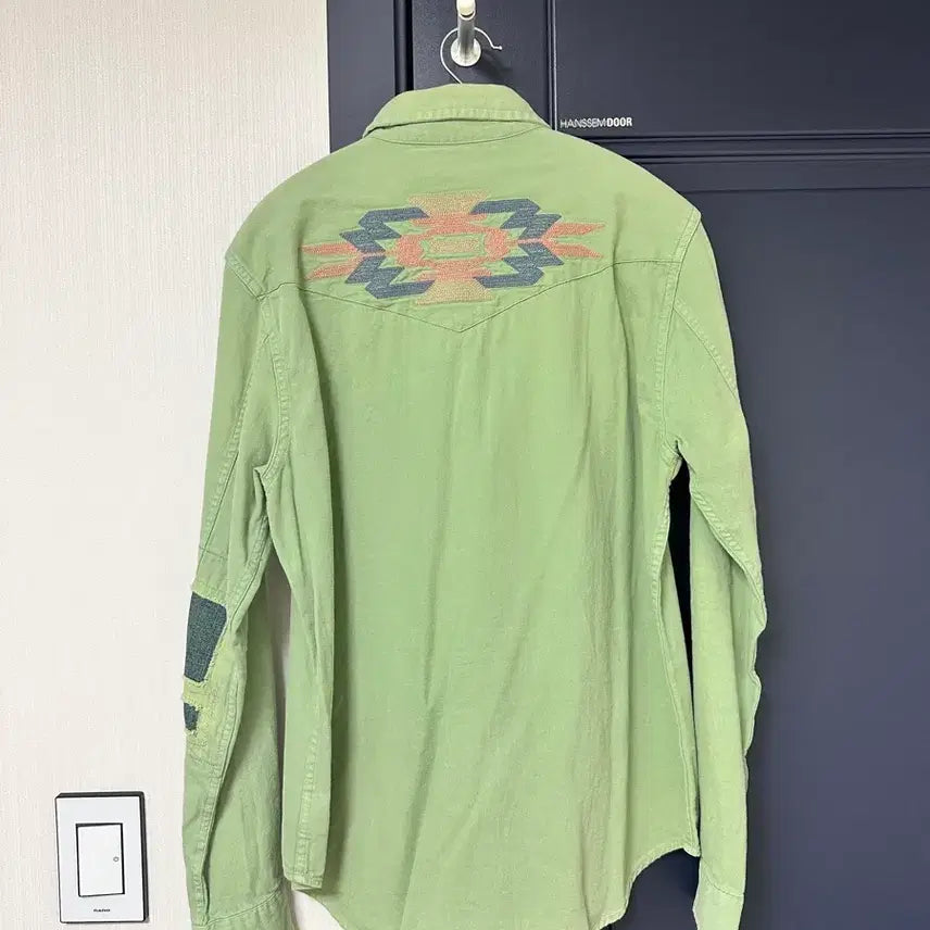 [SOLD OUT] RRL 자수 웨스턴 셔츠 M