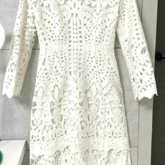 [BUNJANG] DEWL Lace Midi Dress / 듀엘 원피스